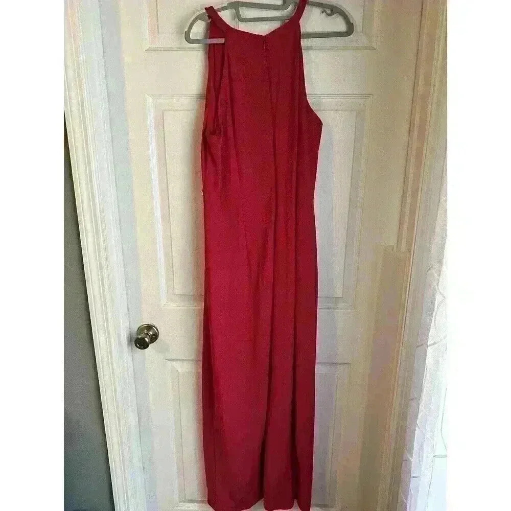 London Times Women Pink Sleeveless Dress Size 16 Formal, Party - Picture 5 of 6